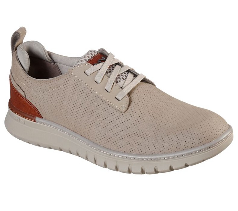 Skechers Herr Khaki Snörskor - Neo Casual - Landmark - Sverige (DQICW-3581)